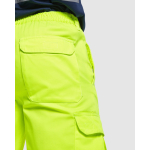 Arbeitshose mit hoher Sichtbarkeit 235 g/m2 Roly Alfa farbe neongelb erste Detailansicht