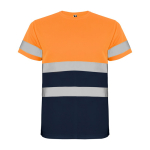 Technisches Arbeits-T-Shirt als Werbeartikel 130 g/m2 Roly Delta farbe orange zweite Ansicht