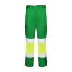 Arbeitshose als Werbeträger 250 g/m2 Roly Daily Stretch HV farbe grün zweite Ansicht