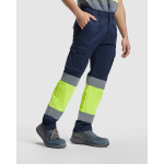 Arbeitshose als Werbeträger 250 g/m2 Roly Daily Stretch HV farbe neongelb dritte Gebrauchsansicht