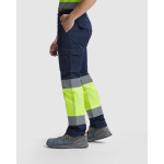 Arbeitshose als Werbeträger 250 g/m2 Roly Daily Stretch HV farbe neongelb fünfte Gebrauchsansicht