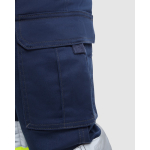 Arbeitshose als Werbeträger 250 g/m2 Roly Daily Stretch HV farbe neongelb erste Detailansicht