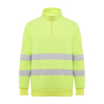 Arbeits-Sweatshirt als Werbemittel aus Fleece 280 g/m2 Roly Spica farbe neongelb zweite Ansicht