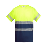 Arbeits-T-Shirt aus Baumwolle und Polyester 170 g/m2 Roly Tauri farbe marineblau zweite Ansicht