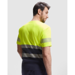Arbeits-T-Shirt aus Baumwolle und Polyester 170 g/m2 Roly Tauri farbe marineblau vierte Gebrauchsansicht
