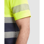 Arbeits-T-Shirt aus Baumwolle und Polyester 170 g/m2 Roly Tauri farbe marineblau erste Detailansicht