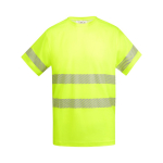 Arbeits-T-Shirt aus Baumwolle und Polyester 170 g/m2 Roly Tauri farbe neongelb zweite Ansicht