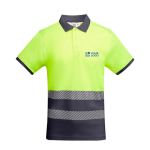 Arbeits-Poloshirt mit hoher Sichtbarkeit, Kurzarm 170 g/m2 Roly Atrio Hauptansicht