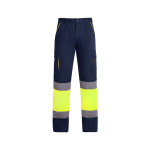 Lange Arbeits-Multitaschenhose mit Sichtbarkeit 235 g/m2 Roly Enix farbe neongelb zweite Ansicht
