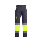 Lange Arbeits-Multitaschenhose mit Sichtbarkeit 235 g/m2 Roly Enix farbe aschgrau zweite Ansicht