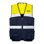 Arbeitsweste mit hoher Sichtbarkeit, Multitaschen 200 g/m2 Roly Beta Hauptansicht