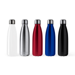 Edelstahlflasche mit tropfsicherem Verschluss, 700 ml farbe silber erste Detailansicht