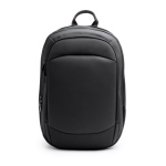 Diebstahlsichere Rucksack aus Kunstleder, ideal für 14”-Laptops farbe schwarz zweite Ansicht