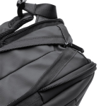 Diebstahlsichere Rucksack aus Kunstleder, ideal für 14”-Laptops farbe schwarz dritte Detailansicht