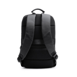 Diebstahlsichere Rucksack aus Kunstleder, ideal für 14”-Laptops farbe schwarz vierte Detailansicht