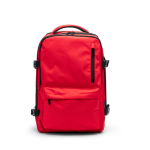 Reiserucksack aus recyceltem Polyester, wasserabweisend, 16”-Laptops farbe rot zweite Ansicht
