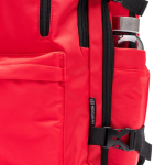 Reiserucksack aus recyceltem Polyester, wasserabweisend, 16”-Laptops farbe rot fünfte Detailansicht