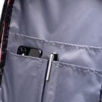 Reiserucksack aus recyceltem Polyester, wasserabweisend, 16”-Laptops farbe rot sechste Detailansicht