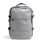 RPET-Rucksack mit USB-Anschluss und Laptopfach für 17,3” farbe hellgrau zweite Ansicht