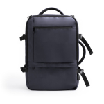Erweiterbarer Reiserucksack aus PU-Leder mit Laptopfach für 17” zweite Ansicht