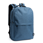 Rucksack aus 600D recyceltem Polyester mit Hauptfach für Laptops farbe köngisblau erste Gebrauchsansicht