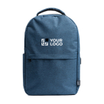 Rucksack aus 600D recyceltem Polyester mit Hauptfach für Laptops Hauptansicht