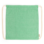 Umweltfreundlicher Kordelzugrucksack im melierten Finish, 120 g/m² farbe pastelgrün zweite Ansicht