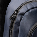 Nylon Rucksack mit gepolsterter Rückenpartie und verstellbaren Trägern farbe marineblau dritte Detailansicht