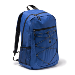 Sportlicher Rucksack aus 600D Polyester mit Frontreißverschluss farbe rot erste Gebrauchsansicht
