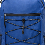 Sportlicher Rucksack aus 600D Polyester mit Frontreißverschluss farbe rot erste Detailansicht