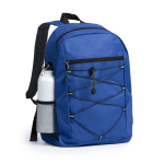 Sportlicher Rucksack aus 600D Polyester mit Frontreißverschluss farbe rot dritte Detailansicht