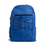 Sportlicher Rucksack aus 600D Polyester mit Frontreißverschluss farbe köngisblau zweite Ansicht