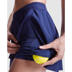 Damen-Sportrock aus recyceltem Polyester 100 g/m2 Roly Direct Serena farbe marineblau erste Detailansicht