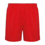 Kurze Sporthose ohne Innenslip 140 g/m2 Roly Direct Player farbe rot zweite Ansicht