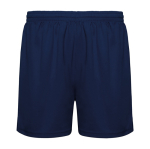 Kurze Sporthose ohne Innenslip 140 g/m2 Roly Direct Player farbe marineblau zweite Ansicht
