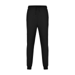 Lange Jogginghose aus Baumwolle 280 g/m2 Roly Direct Adelpho farbe schwarz zweite Ansicht