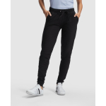 Gerade geschnittene Damen-Sweathose, 280 g/m², Roly Direct Adelpho farbe schwarz erste Gebrauchsansicht
