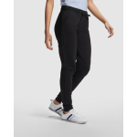 Gerade geschnittene Damen-Sweathose, 280 g/m², Roly Direct Adelpho farbe schwarz dritte Gebrauchsansicht