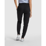 Gerade geschnittene Damen-Sweathose, 280 g/m², Roly Direct Adelpho farbe schwarz vierte Gebrauchsansicht