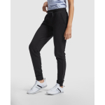 Gerade geschnittene Damen-Sweathose, 280 g/m², Roly Direct Adelpho farbe schwarz fünfte Gebrauchsansicht