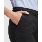 Gerade geschnittene Damen-Sweathose, 280 g/m², Roly Direct Adelpho farbe schwarz zweite Detailansicht