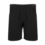 Kurze Sporthose aus Polyester 140 g/m2 Roly Direct Dortmund farbe schwarz zweite Ansicht