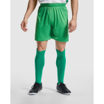 Kurze Sporthose aus Polyester 140 g/m2 Roly Direct Dortmund farbe grün erste Gebrauchsansicht
