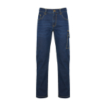 Arbeitsjeans aus Baumwolle und Polyester 370 g/m2 Roly Raptor farbe jeansblau zweite Ansicht