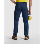 Arbeitsjeans aus Baumwolle und Polyester 370 g/m2 Roly Raptor farbe jeansblau vierte Gebrauchsansicht