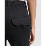 Arbeitsbundhose für Damen mit Elastan 250 g/m2 Roly Daily Stretch farbe schwarz dritte Detailansicht