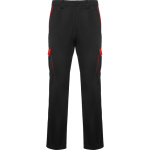 Unisex-Arbeitshose mit Kontrastdetails und vielen Taschen, 250 g/m², Roly Trooper farbe rot zweite Ansicht