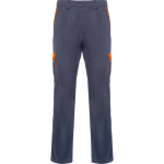 Unisex-Arbeitshose mit Kontrastdetails und vielen Taschen, 250 g/m², Roly Trooper farbe orange zweite Ansicht
