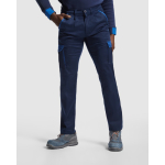 Unisex-Arbeitshose mit Kontrastdetails und vielen Taschen, 250 g/m², Roly Trooper farbe köngisblau erste Gebrauchsansicht