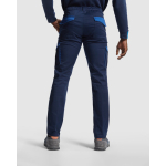 Unisex-Arbeitshose mit Kontrastdetails und vielen Taschen, 250 g/m², Roly Trooper farbe köngisblau vierte Gebrauchsansicht